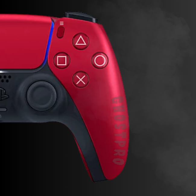 Manette réactive Volcanic red